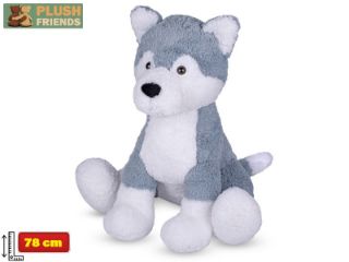 Obrázek z Pes husky sedící plyš 78cm 